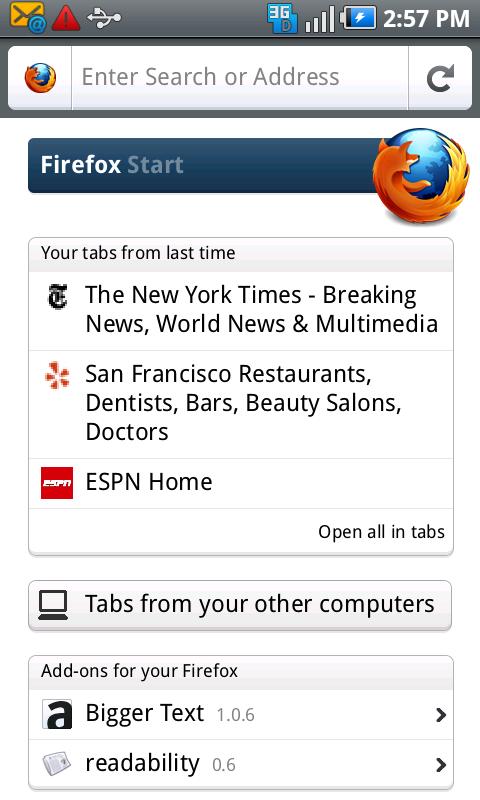 Firefox 4 Android