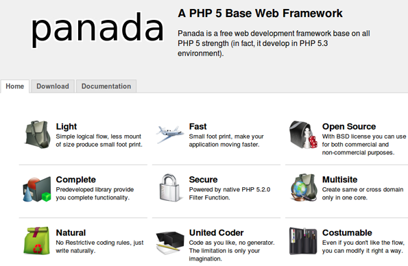 Panada PHP Framework