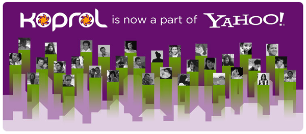 Koprol joins Yahoo!